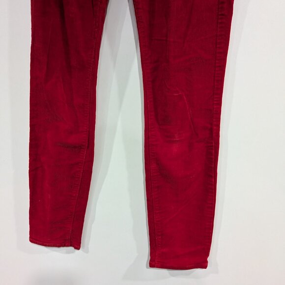 Old Navy Rockstar Skinny Corduroy Pants Red Size 4 - Picture 3 of 7